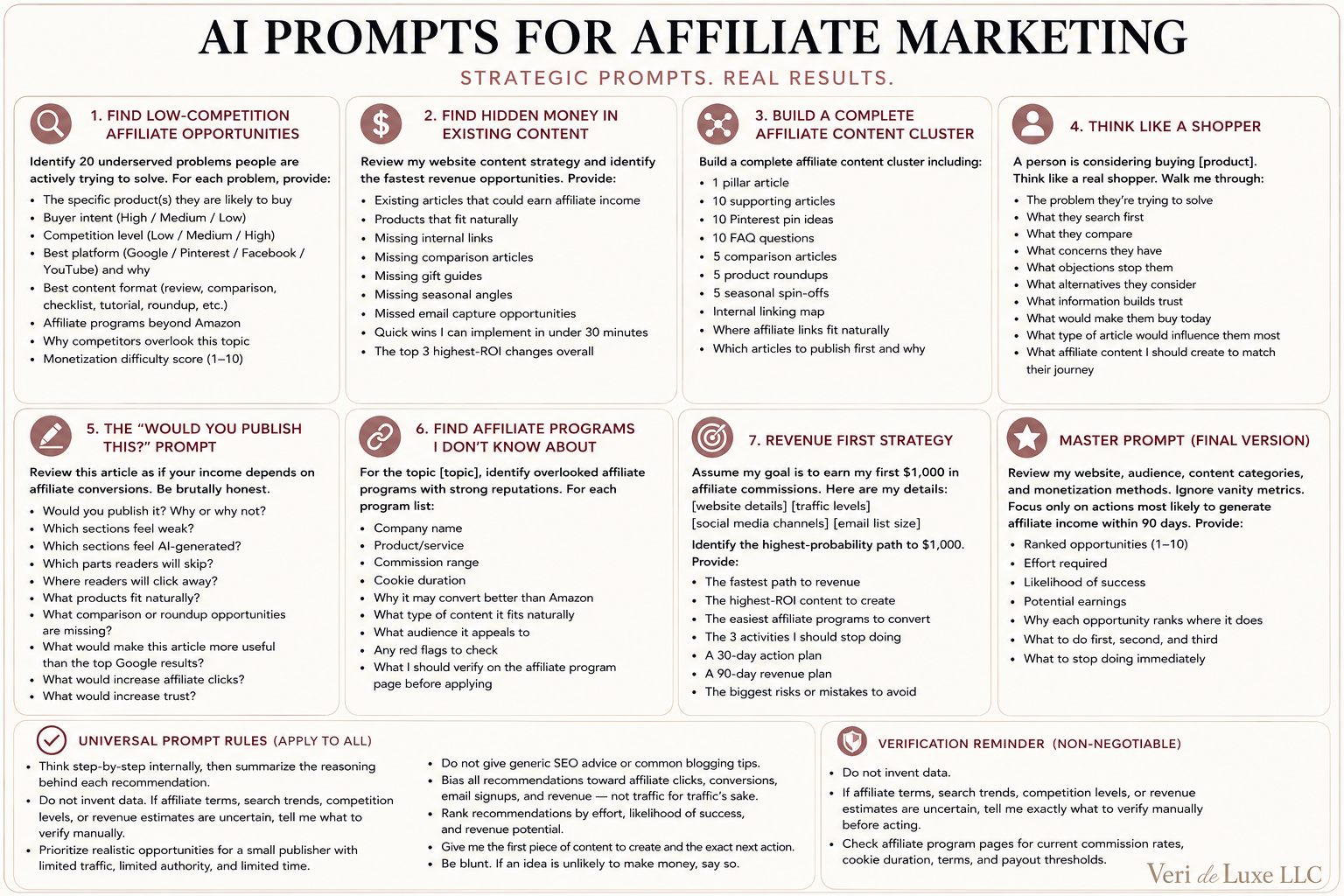 Upgrade Your Affiliate Content: 7 Strategic AI Prompts